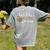 Wild About Teaching School Crew 4th Grade Teacher Squad Women's Comfort Colors T-Shirt Back Print Grey