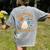 Will Give Math Advice For Candy Math Ghost Teacher Halloween Women's Comfort Colors T-Shirt Back Print Grey