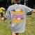Will Trade Students For Donuts Halloween Teacher Women's Comfort Colors T-Shirt Back Print Grey