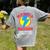 Wonder Teacher Costume Shirt Teacher Halloween Costume Tee Women's Comfort Colors T-Shirt Back Print Grey