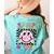In My 1st Grade Era Smile Face Back To School Teacher Kid Women's Comfort Colors T-Shirt Back Print Chalky Mint