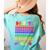 50 Days Of School Hearts Teacher Happy 50th Day Of School Women's Comfort Colors T-Shirt Back Print Chalky Mint