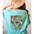 ABCs Learning Kindergarten Teacher Christmas Lights Alphabet For Men Women Kids Women's Comfort Colors T-Shirt Back Print Chalky Mint
