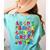 Alphabet Animals ABCs Zoo Kids Boys Girls Teacher Women's Comfort Colors T-Shirt Back Print Chalky Mint