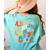 Alphabet Hi Back To School ABC Pre K Kindergarten Teacher Women's Comfort Colors T-Shirt Back Print Chalky Mint