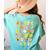 Alphabet Turkey Thanksgiving Costume Preschool Teacher Men Women Women's Comfort Colors T-Shirt Back Print Chalky Mint