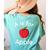 A Is For Apple Toddler Kindergarten Preschool Teacher Women's Comfort Colors T-Shirt Back Print Chalky Mint