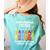 Artist Art Teacher School Artist Joke Women's Comfort Colors T-Shirt Back Print Chalky Mint