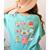 Back To School Coquette Teacher Women Girl Kindergarten PreK Women's Comfort Colors T-Shirt Back Print Chalky Mint
