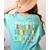 Battery Life Of Daycare Provider Childcare Teacher Women's Comfort Colors T-Shirt Back Print Chalky Mint