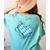 Bavarian Flag As Heart Blue Diamond Bavaria Women's Comfort Colors T-Shirt Back Print Chalky Mint
