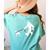 Bigfoot Walking With Bull Terrier Dog Women's Comfort Colors T-Shirt Back Print Chalky Mint
