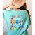 I Blasted Through 100 Days Of School 100th Day Teacher Kids Women's Comfort Colors T-Shirt Back Print Chalky Mint