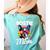 Boston Terrier Bostie Dog Breed Pet Bostie Mom Women's Comfort Colors T-Shirt Back Print Chalky Mint