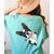 Boston Terrier Bostie Dog Kids Men Women's Comfort Colors T-Shirt Back Print Chalky Mint