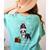 Boston Terrier Christmas T Shirt-Life Is Merrier Premium Tri-Blend Women's Comfort Colors T-Shirt Back Print Chalky Mint