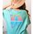 Boston Terrier Dad Retro Women's Comfort Colors T-Shirt Back Print Chalky Mint