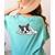 Boston Terrier Dog Official Sleeping Men Women Girls Kids Women's Comfort Colors T-Shirt Back Print Chalky Mint