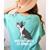 Boston Terrier Dog Owner Grandma Women's Comfort Colors T-Shirt Back Print Chalky Mint