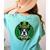 Boston Terrier Dog St Patricks Day Irish Pet Lover Men Women Kids Women's Comfort Colors T-Shirt Back Print Chalky Mint
