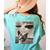 Boston Terrier Dog UFO Alien Extraterrestrial Selfie Women's Comfort Colors T-Shirt Back Print Chalky Mint