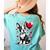Boston Terrier Dog Valentine's Day Dog Owner Women's Comfort Colors T-Shirt Back Print Chalky Mint