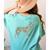 Boston Terrier Flower Silhouette Floral Dog Men Women Girls Kids Women's Comfort Colors T-Shirt Back Print Chalky Mint