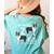 Boston Terrier Humor Bostie Dog Lover For Men Women Kids Women's Comfort Colors T-Shirt Back Print Chalky Mint