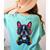 Boston Terrier Lovers Gaming Headphones Boston Terrier Women's Comfort Colors T-Shirt Back Print Chalky Mint