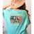 Boston Terrier Mom Dog Lovers American Flag 4th Of July Women's Comfort Colors T-Shirt Back Print Chalky Mint