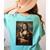 Boston Terrier Mona Lisa Painting Art Dog Mom Dad For Men Women Kids Women's Comfort Colors T-Shirt Back Print Chalky Mint