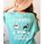 Boston Terrier Shirt Coffee And Boston Terrier Cute Dog For Men Women Girls Kids Women's Comfort Colors T-Shirt Back Print Chalky Mint