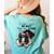 Boston Terrier Shirt I Didn't Fart My Butt Blew You A Kiss Women's Comfort Colors T-Shirt Back Print Chalky Mint