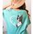 Boston Terrier Shirts For Women Girls Kids Heart Cute Women's Comfort Colors T-Shirt Back Print Chalky Mint
