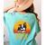 Boston Terrier Never Underestimate a Girl With a Bostie Women's Comfort Colors T-Shirt Back Print Chalky Mint