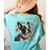 Boston Terrier Is My Valentine Cute Pet Dog Owner Valentine Women's Comfort Colors T-Shirt Back Print Chalky Mint