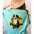 Boston Terrier s Mid-Century Modern Art s Street Grunge Women's Comfort Colors T-Shirt Back Print Chalky Mint
