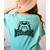 Bulldogs Teacher Student School Sports Fan Team Spirit Women's Comfort Colors T-Shirt Back Print Chalky Mint