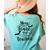 You Can't Scare Me I'm a Teacher Women's Comfort Colors T-Shirt Back Print Chalky Mint