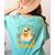 You Can't Scare Me I Teach 4th Grade Halloween Teacher Ghost Women's Comfort Colors T-Shirt Back Print Chalky Mint