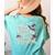 You Can't Scare Me I Teach Preschool Teacher Halloween Witch Women's Comfort Colors T-Shirt Back Print Chalky Mint