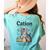 Cation Shirt Cat Science Chemistry Teacher Chemist Pun Women's Comfort Colors T-Shirt Back Print Chalky Mint