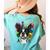 Celebration Event Birthday Party Boston Terrier Women's Comfort Colors T-Shirt Back Print Chalky Mint
