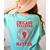 Chicago Teachers Matter Support Union Education Red For Ed Women's Comfort Colors T-Shirt Back Print Chalky Mint