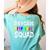 Childcare Daycare Squad Daycare Teacher Men Women Women's Comfort Colors T-Shirt Back Print Chalky Mint