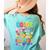 Color The World With Kindness Teachers Back To School Women's Comfort Colors T-Shirt Back Print Chalky Mint