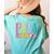 Colorful PARA Teacher Paraprofessional Cute Pencil Women's Comfort Colors T-Shirt Back Print Chalky Mint