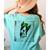 Cool Saint Patrick's Boston Terrier T Shirt For Dogs Lovers Women's Comfort Colors T-Shirt Back Print Chalky Mint