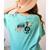 Cut Music Teacher Shirt With a Piano Keys Notes And Flowers Women's Comfort Colors T-Shirt Back Print Chalky Mint