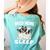 Cute Boston Terrier Need More Sleep Pajamas Nightgown Women's Comfort Colors T-Shirt Back Print Chalky Mint